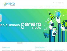 Tablet Screenshot of generastudio.com
